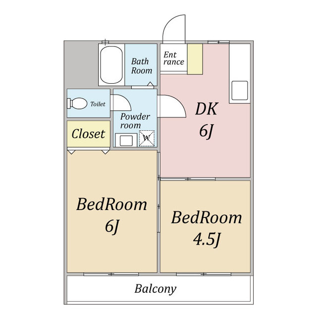 コーポ観音 間取り図