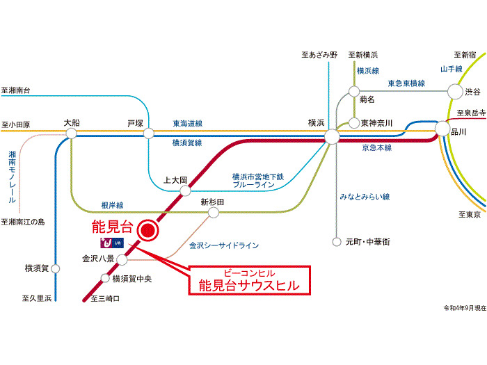 ビーコンヒル能見台サウスヒル 地図