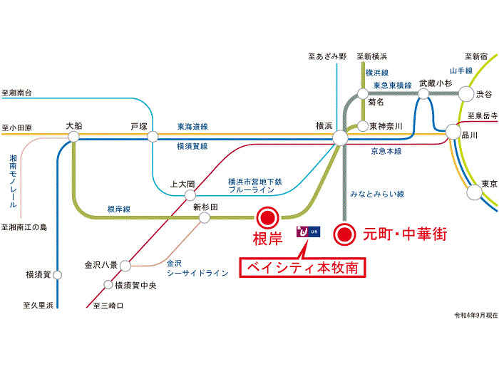 ベイシティ本牧南 地図