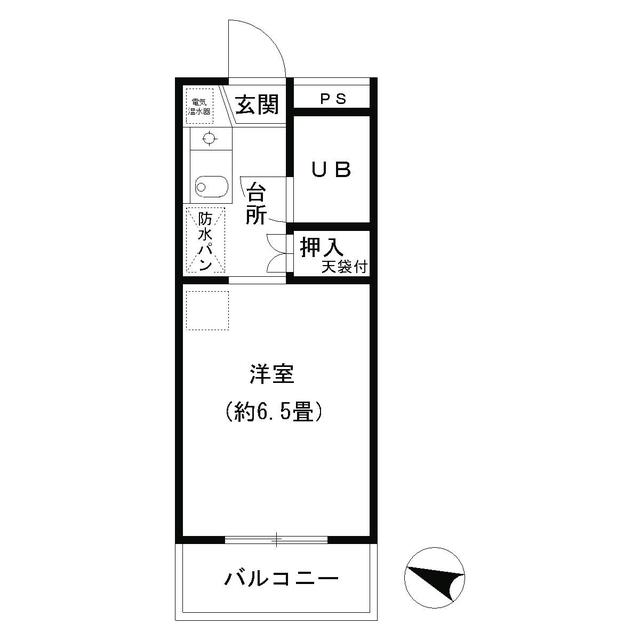 トラストビラ住吉 間取り図