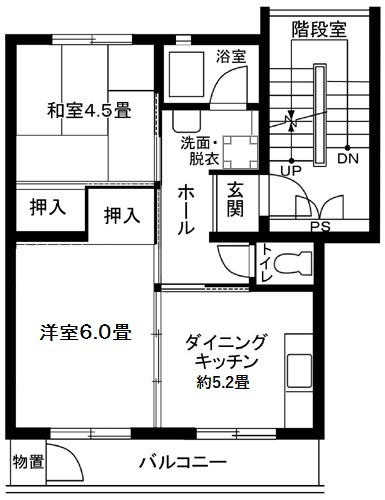 戸塚深谷 間取り図