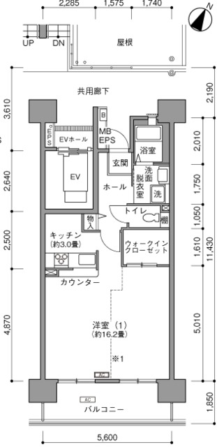 ビューコート小港 間取り図