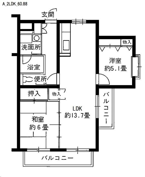 フォレストハイム 間取り図