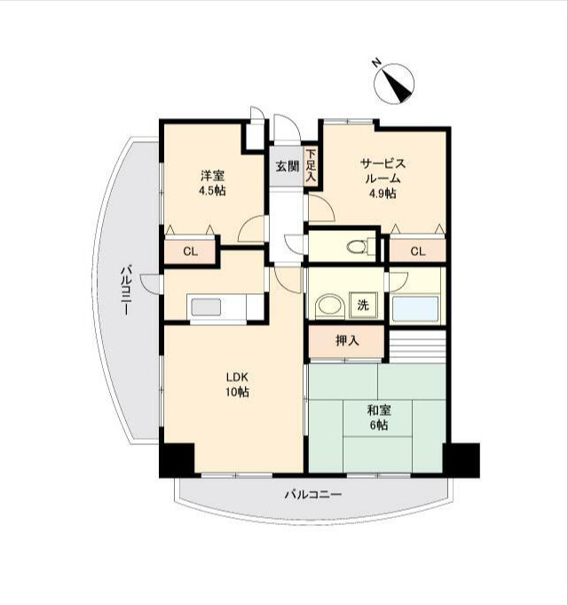 カールトンプラザ川崎 間取り図