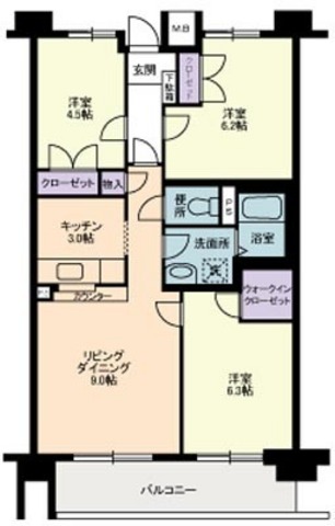 グランドヒルズ横浜 間取り図