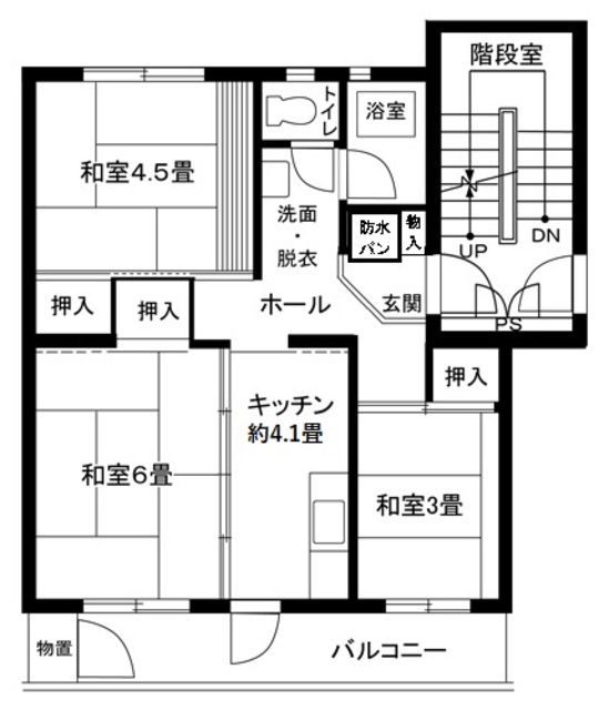 上郷西ヶ谷 間取り図