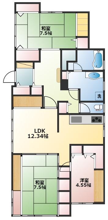 Mフラット 間取り図