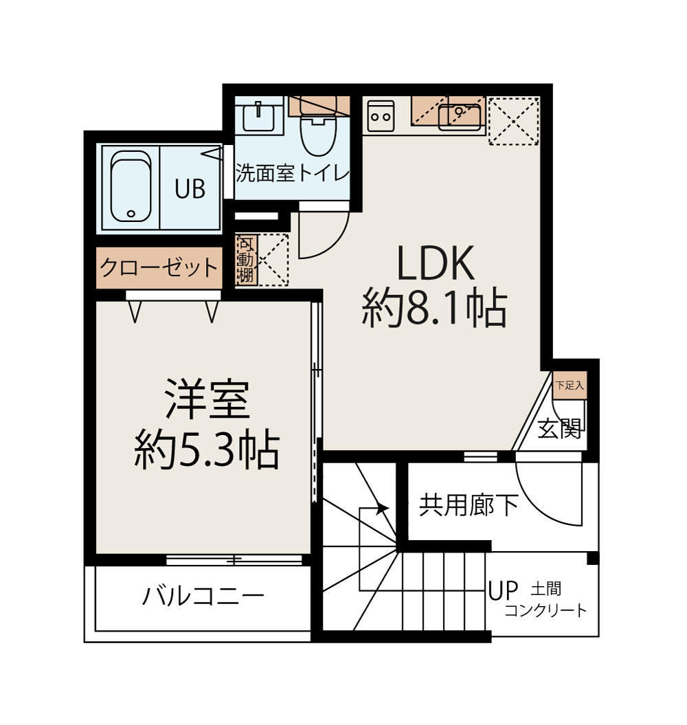 ラメール鴨居 間取り図