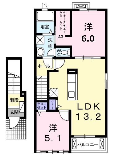 イースト　フォアー 間取り図