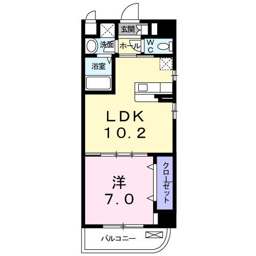 ヴィラ　ヴィオラ 間取り図