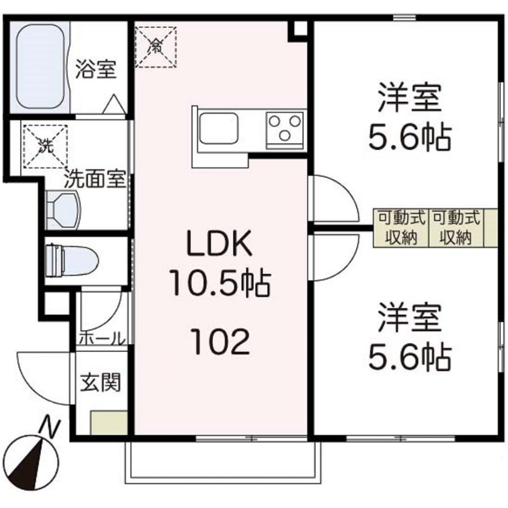 ブランシェ川崎 Ｉ 間取り図