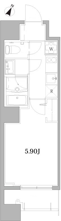 アリシアコート八丁畷 間取り図