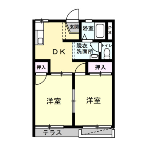 ハイムアーゼル 間取り図