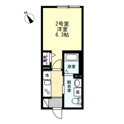 ベイルーム鶴見花月園 間取り図