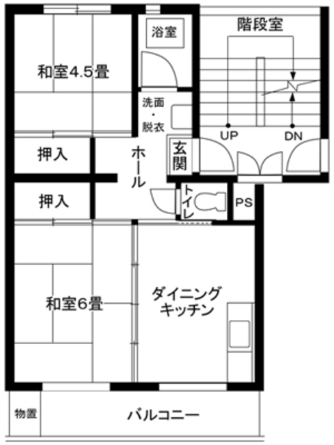 竹山第1 間取り図