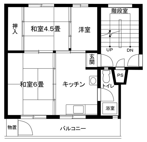 竹山第2 間取り図