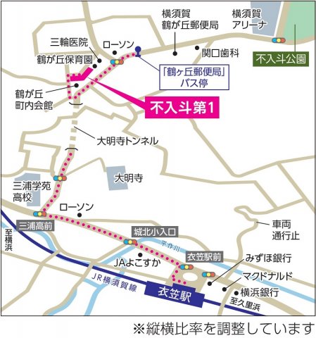 不入斗第1 地図