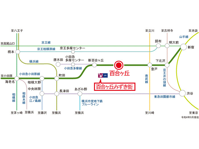 百合ヶ丘みずき街6号棟 地図