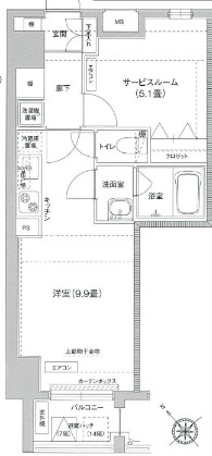 アイル川崎ステーションプラザ 間取り図