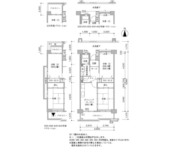 コンフォール清水ヶ丘 間取り図