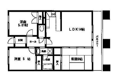 十五番館 間取り図