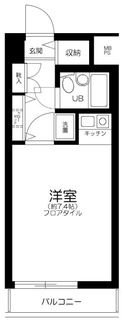 ビクセル川崎 間取り図