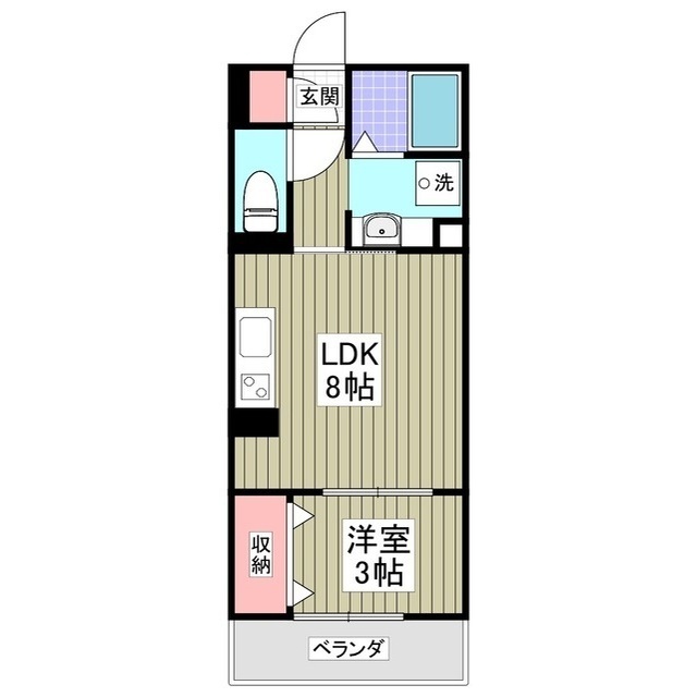 VILLA紺屋町 間取り図