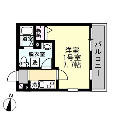 カナル小田栄 間取り図