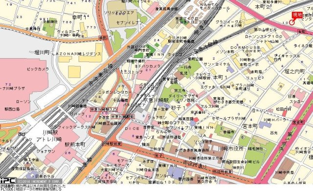 川崎ダイカンプラザCity 地図