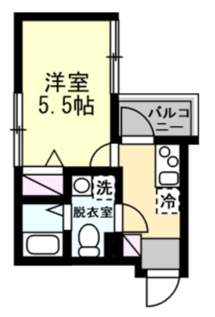 ダイヤモンドテラス川崎新町B 間取り図