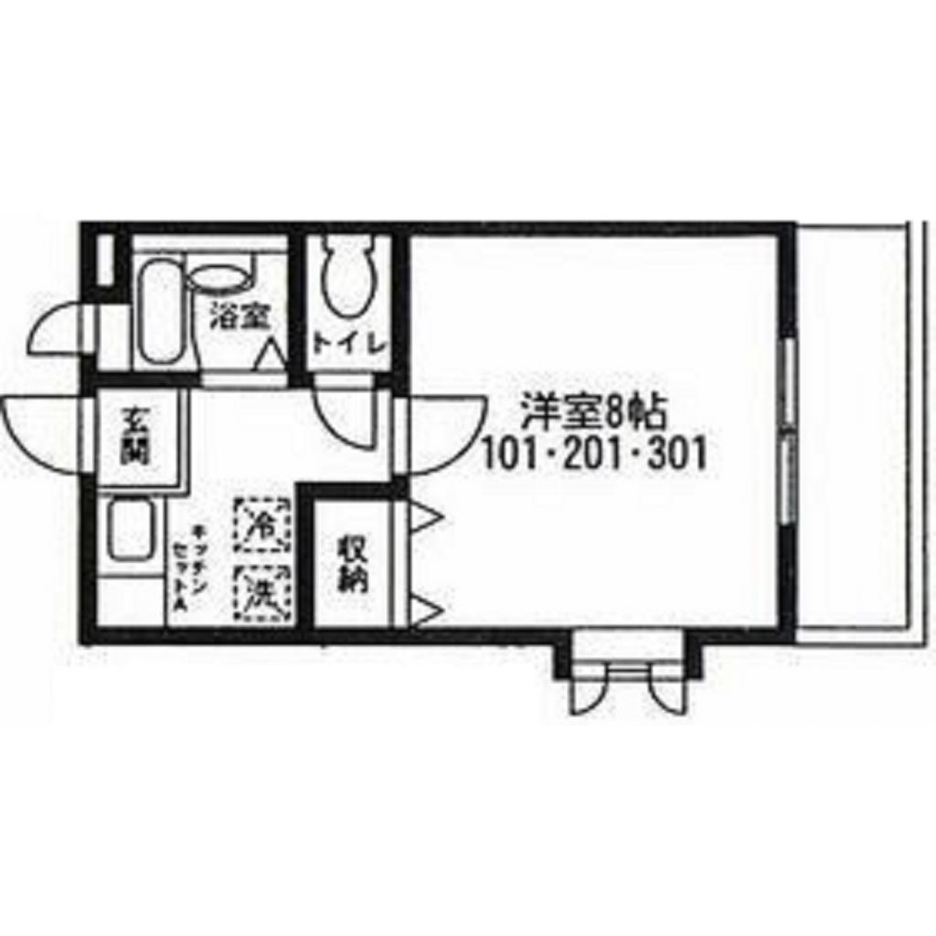 トレニア・コート 間取り図