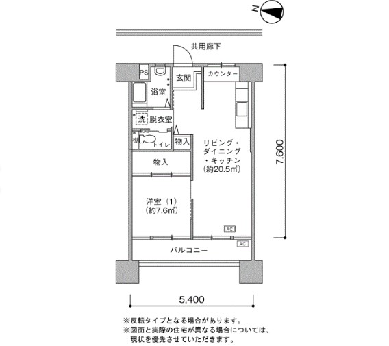 井土ヶ谷東 間取り図