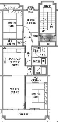 グリーンメゾン平戸 間取り図