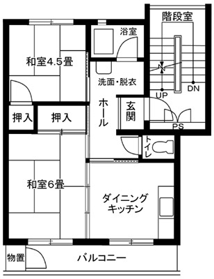 中津桜台 間取り図