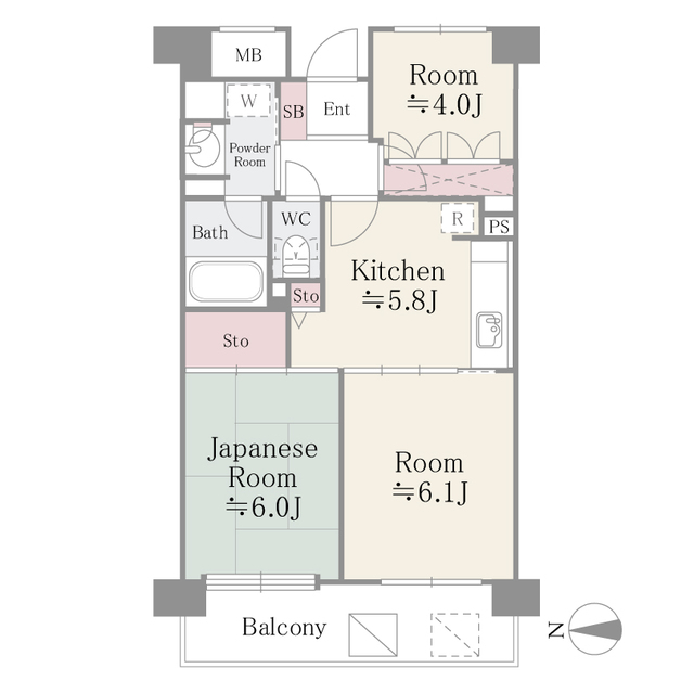 フレスコ川崎 間取り図