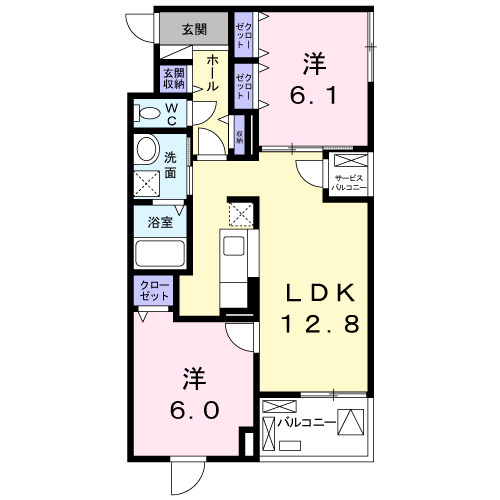 フォレスターナ 間取り図