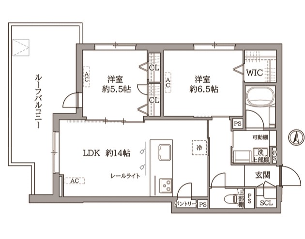 ラルクス 間取り図