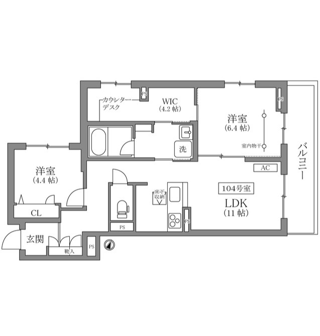 プレミアヒルズ 間取り図