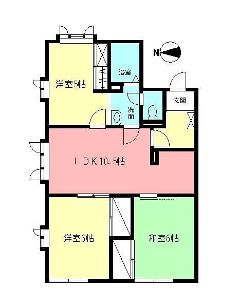 グレイスコートＡ 間取り図