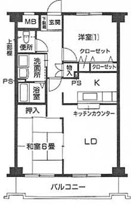 プロスペリテⅡ 間取り図