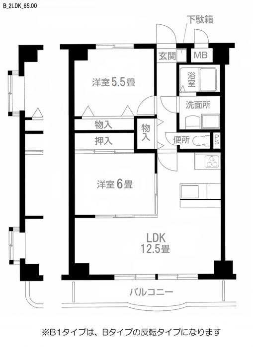 サンモール中川 間取り図