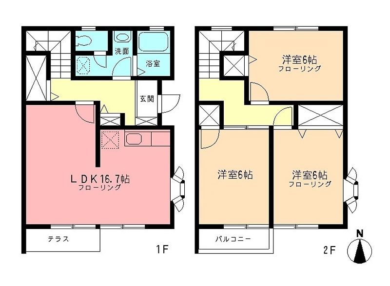 ハイツノア 間取り図