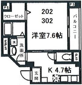 舞ハイツ 間取り図