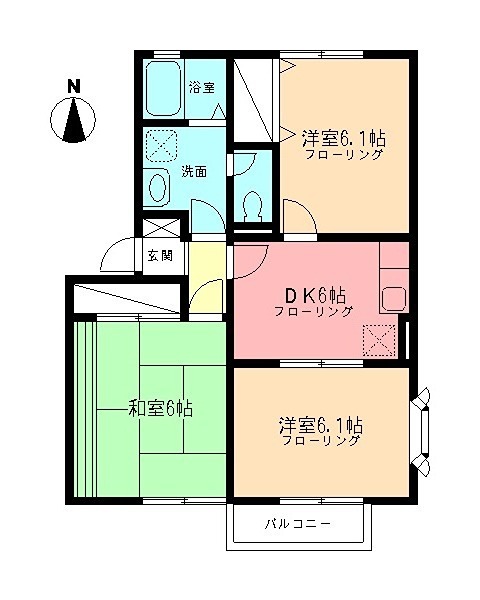 セントラルハウスA 間取り図