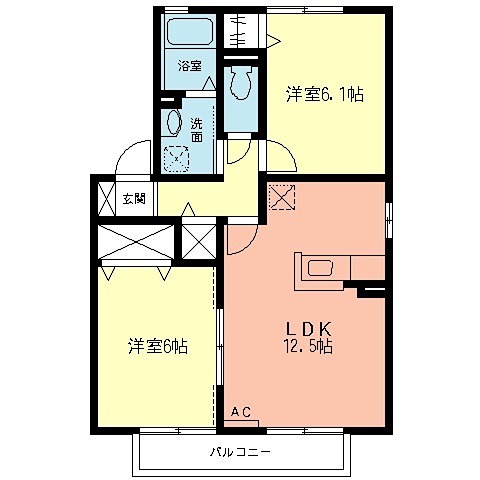 サニー・ハウス 間取り図