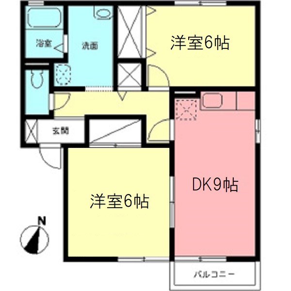 エトワールＢ 間取り図