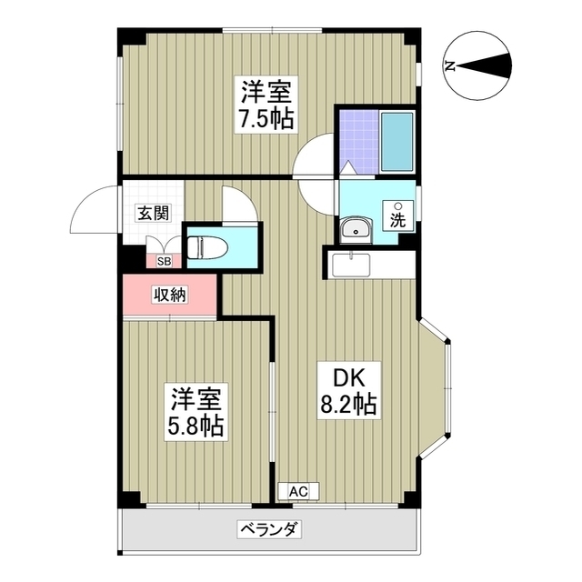 メゾンシード 間取り図