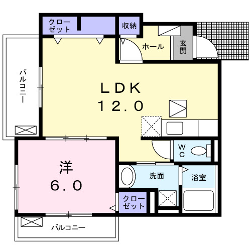 アルスボーン Ⅱ 間取り図