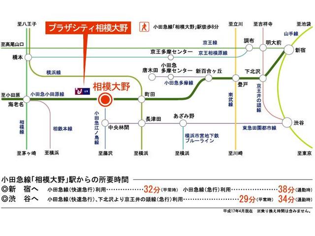 プラザシティ相模大野 地図